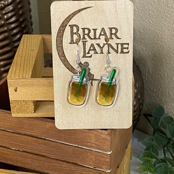 Wholesale Coffee Themed Earrings Market Lot! - Picture 11 of 12